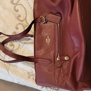 Burgundy Coach Purse